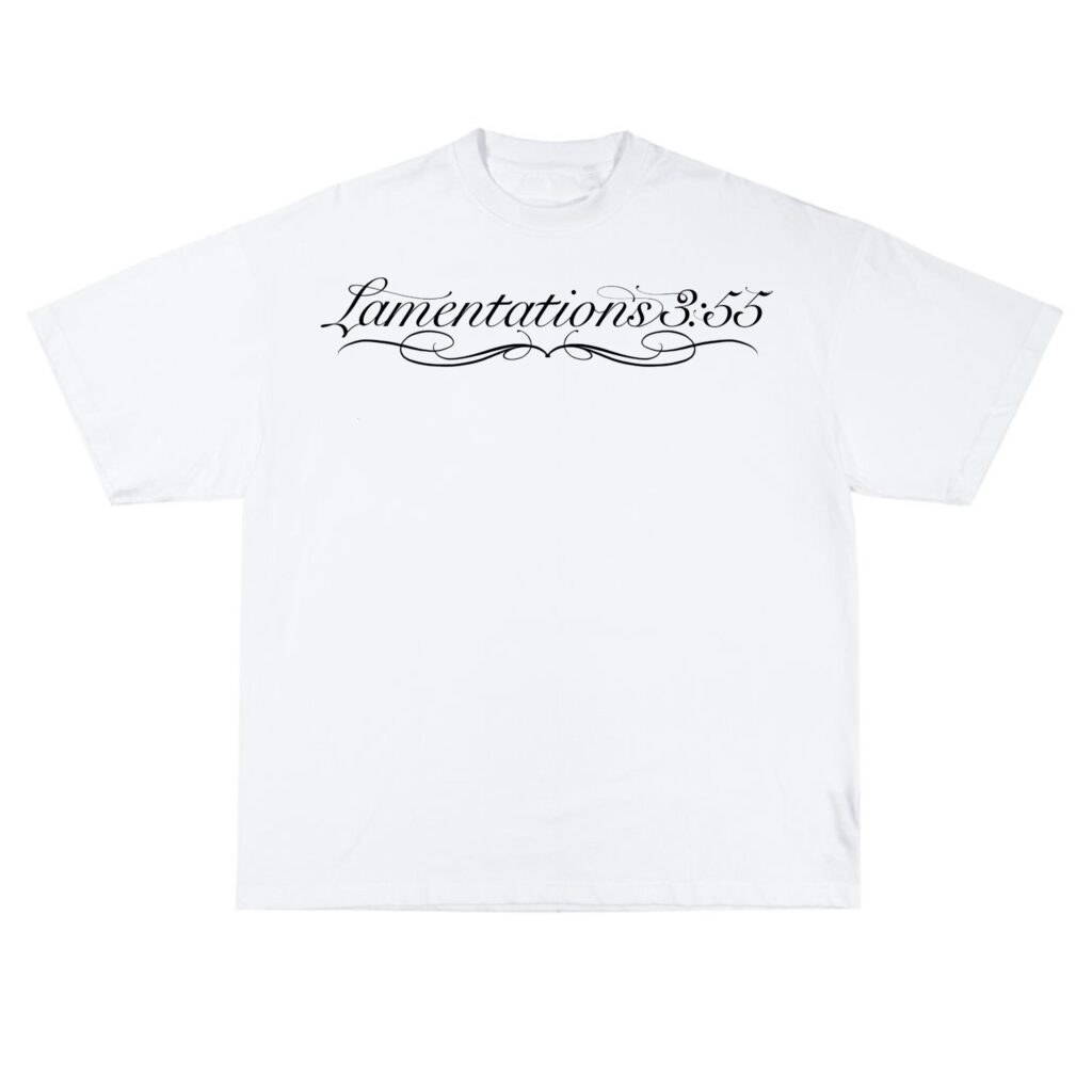 Lamentations 3:55 shirt